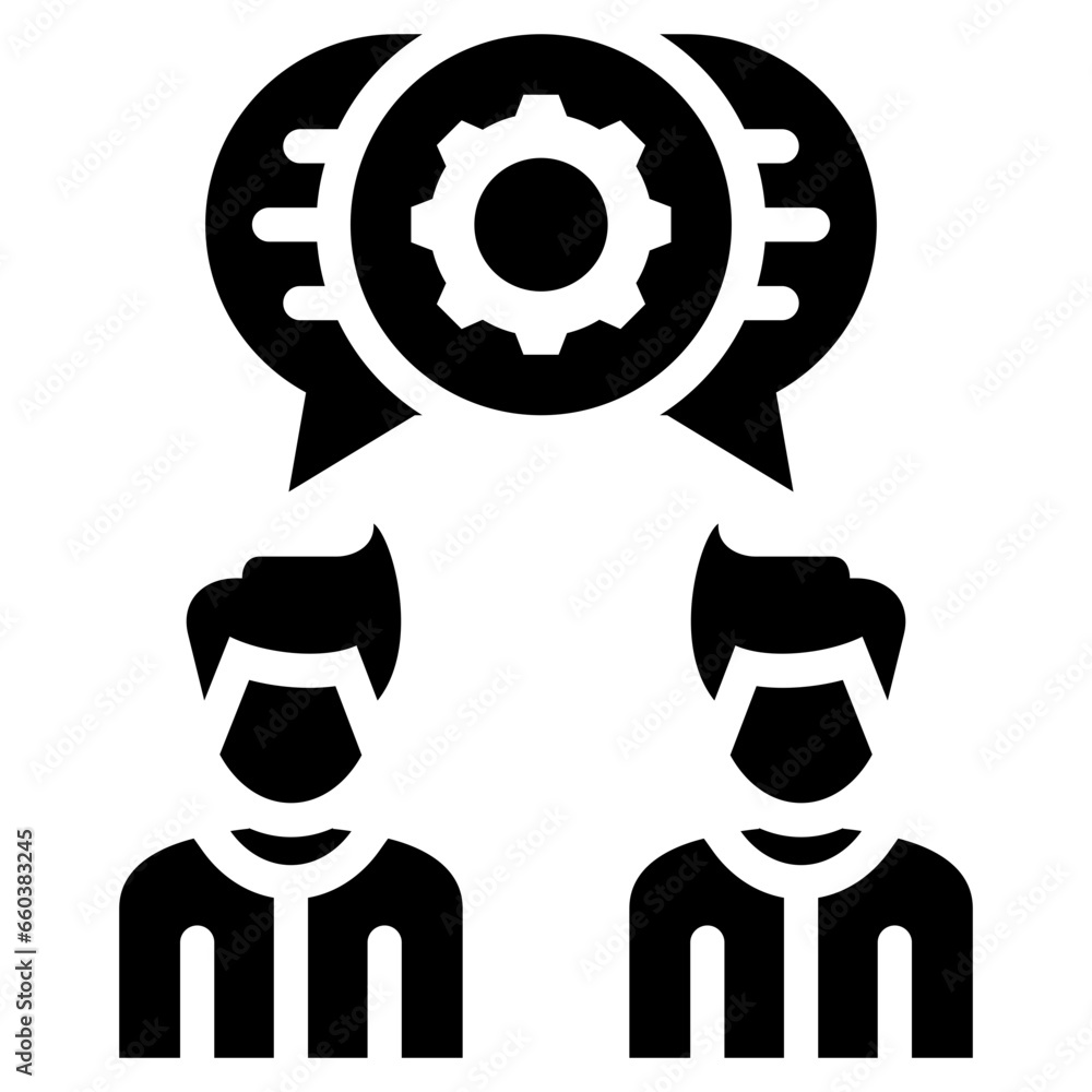 Assimilation Glyph Icon Assimilation Glyph Icon
