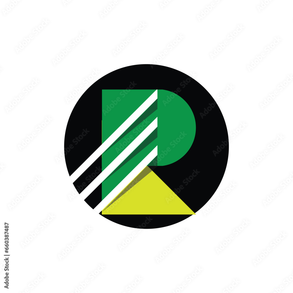 this is an initial logo of alphabet R in modern abstract style this is an initial logo of alphabet R in modern abstract style