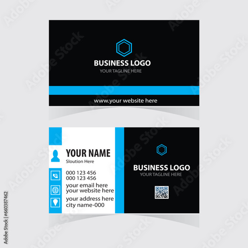 Modern Company Visiting Card Template | Free Business Card