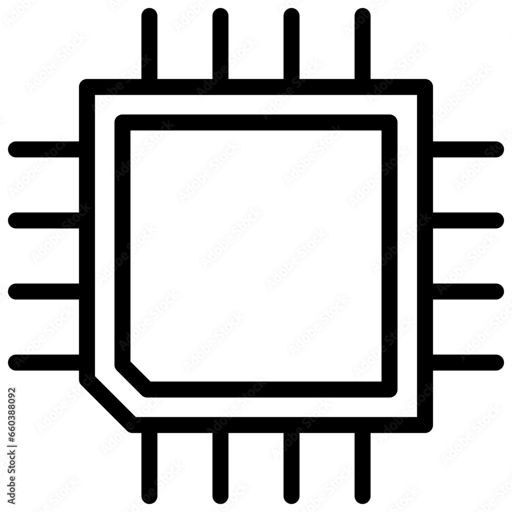 Hardware Outline Icon