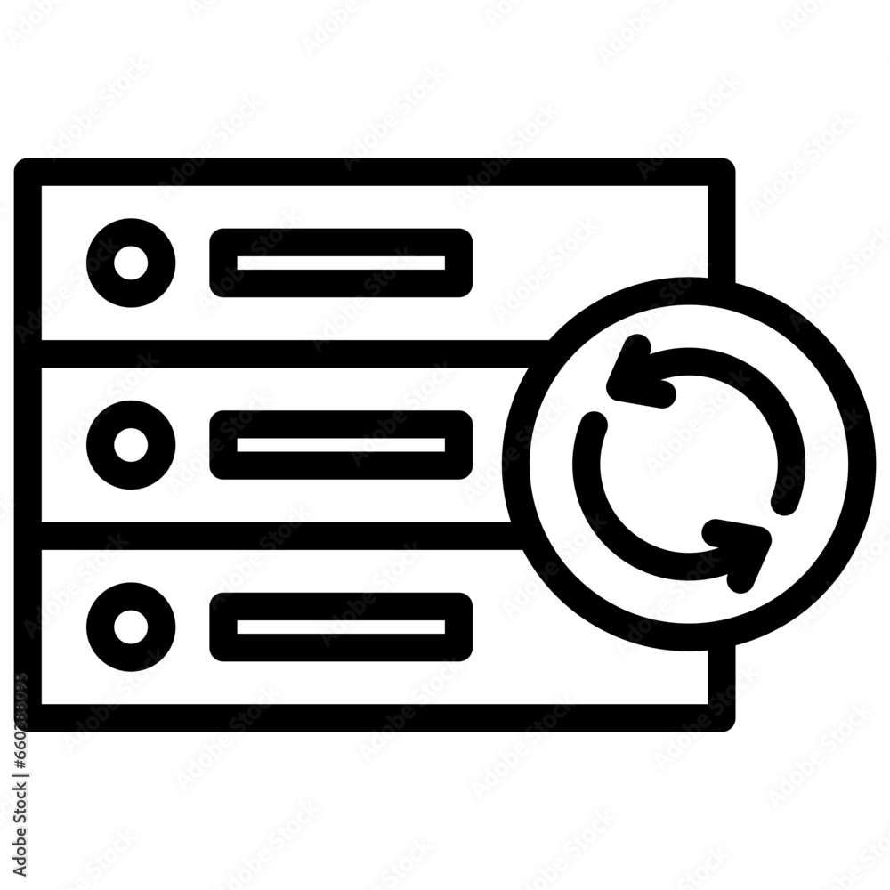 Restoring Outline Icon Restoring Outline Icon