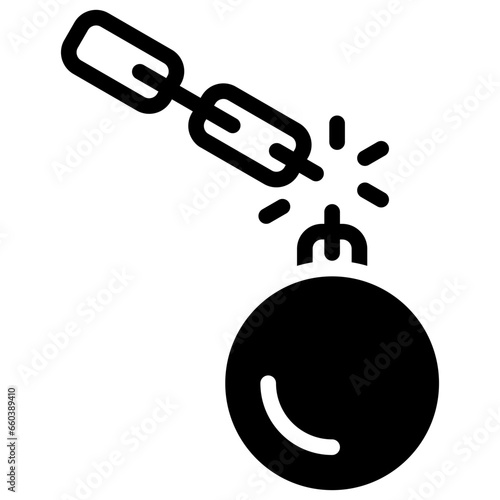 Disruptive Glyph Icon