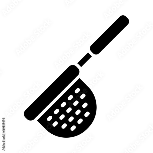 Strainer Glyph Icon Design