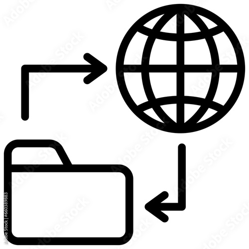 Ftp Outline Icon