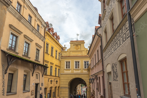 Grodzka Gate in Old Town of Lublin in Poland