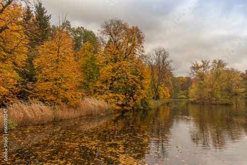 Lake, Lazienki Park, Warsaw, Poland