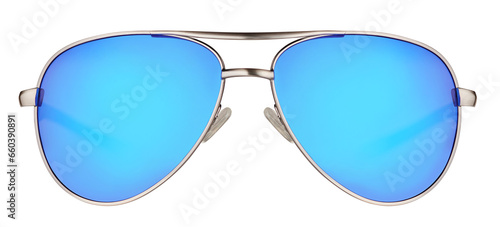 Photo modern aviator sunglasses isolated