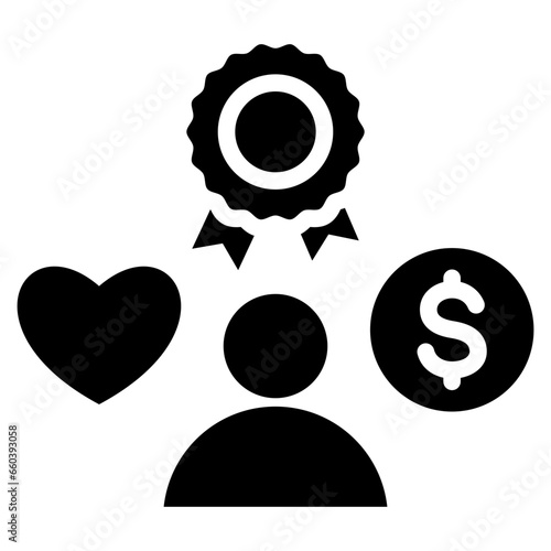 Success Glyph Icon