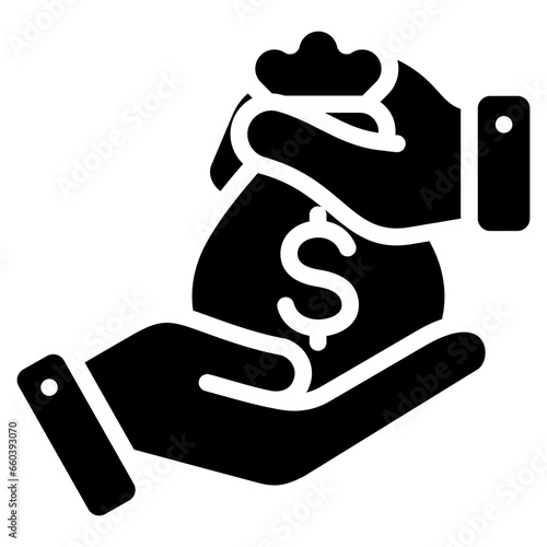 Tableau sur toile Compensation Glyph Icon