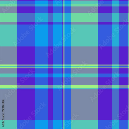 Check seamless pattern of vector background texture with a tartan fabric plaid textile.