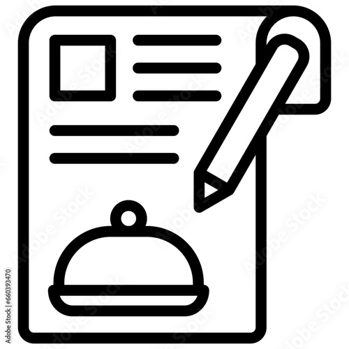 Food Article Outline Icon