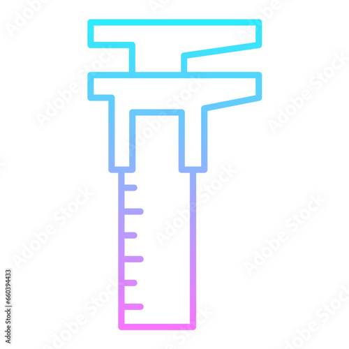 Pliers Gradient Icon