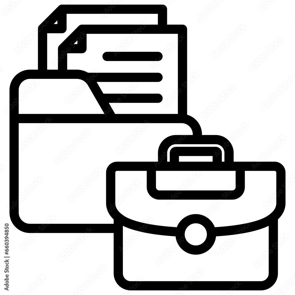 Portfolio Outline Icon
