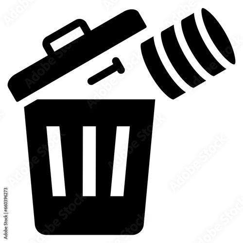 Scrap Waste Glyph Icon