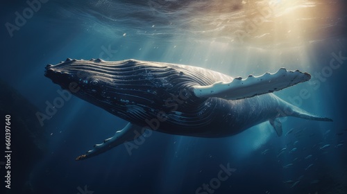 Whale, AI generated Image © musa