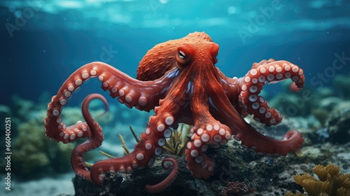 Octopus, AI generated Image © musa