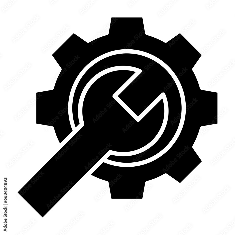 Repair Glyph Icon Repair Glyph Icon