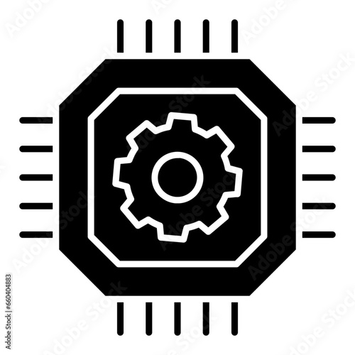 Mechatronics Glyph Icon