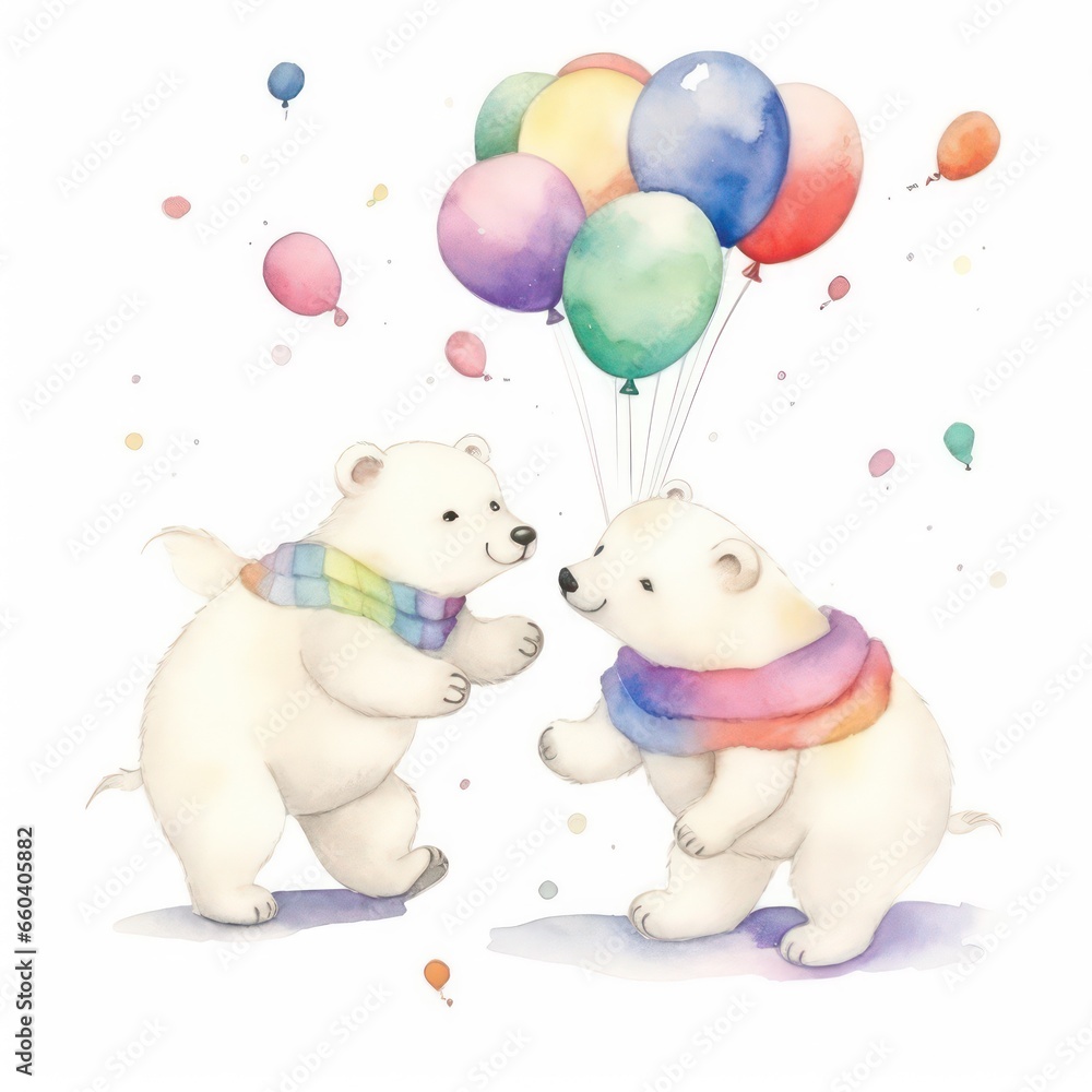 two bears in the snow two bears in the snow