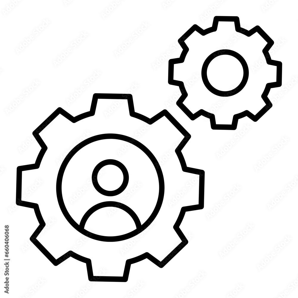 Technician Outline Icon Technician Outline Icon