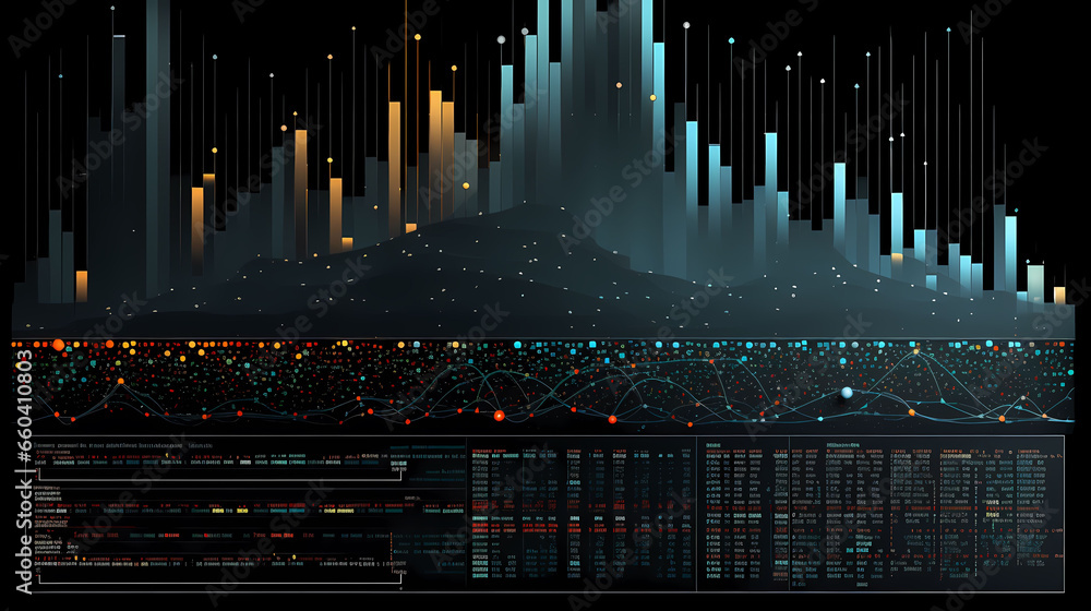 Graphical Representation of visualization of data and AI - These images were created using artificial intelligence. Graphical Representation of visualization of data and AI - These images were created using artificial intelligence.