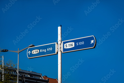 Photography Street Sign, typical Street roadsign At Amsterdam The Netherlands 2022