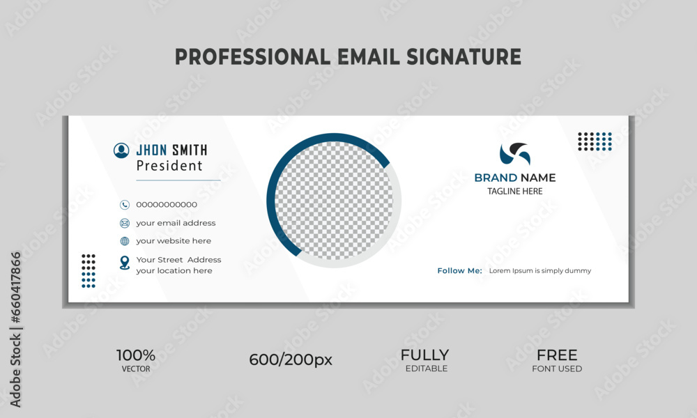 Creative Multipurpose business email signatures, Modern and Professional Email Signature Creative Multipurpose business email signatures, Modern and Professional Email Signature
