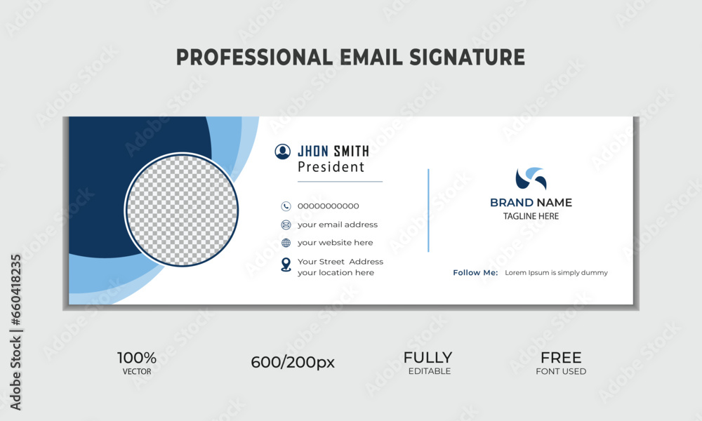 creative minimalist email signature design creative minimalist email signature design