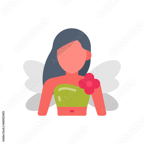 Fairy icon in vector. Illustration