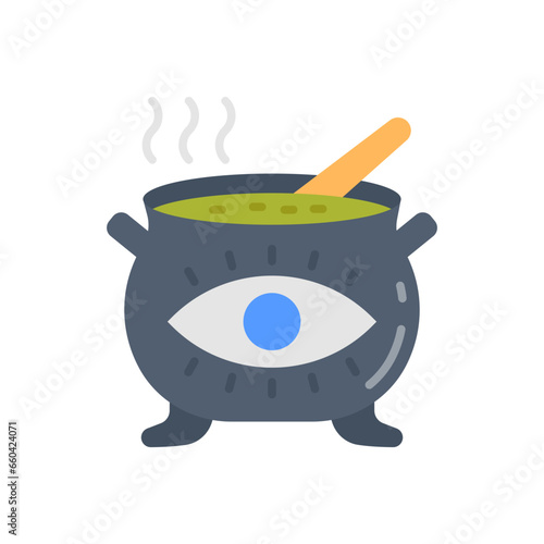 Cauldron icon in vector. Illustration