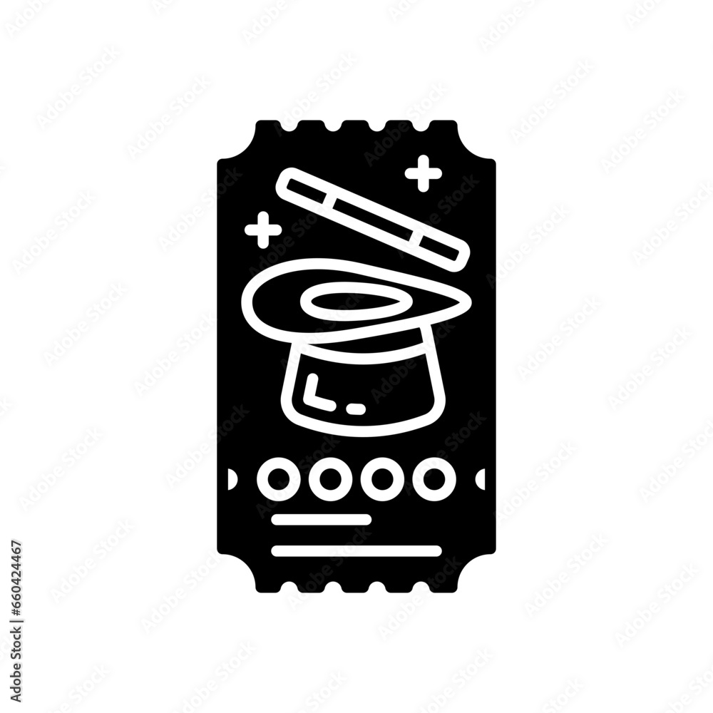 Ticket icon in vector. Illustration Ticket icon in vector. Illustration