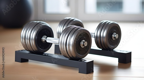 dumbbell weights in gym