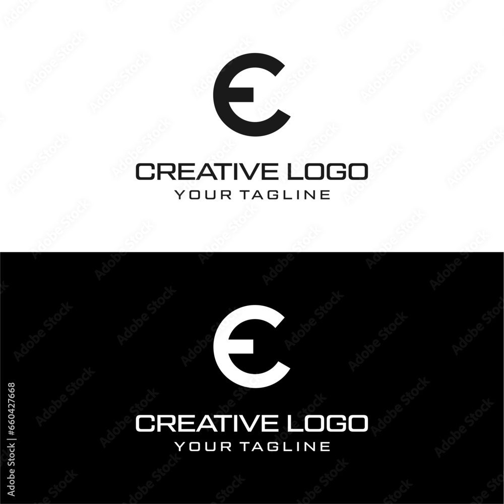 creative letter logo desain vektor