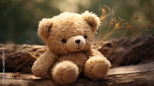 Cute Beige Teddy Bear © Sajida