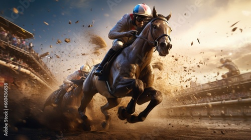 Experience the thrill of horse racing in a hyper-realistic virtual environment that will leave you in awe. 