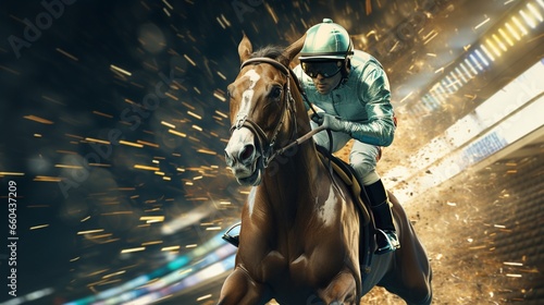 Feel the adrenaline surge as jockeys steer their digital stallions to victory with precision. 