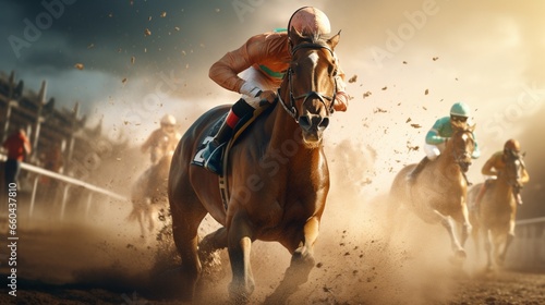 Get ready to be swept away by the pixel-perfect prowess of racehorses in stunning 8K resolution. 