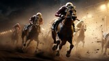 Immerse yourself in the world of high-stakes horse racing, where driven competitors vie for glory. 
