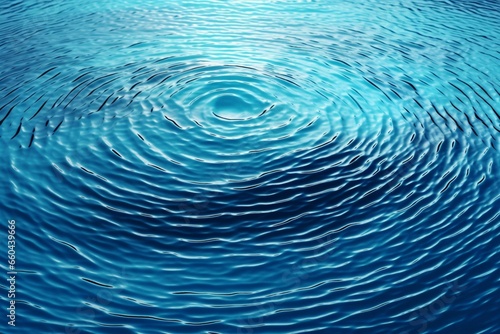Abstract water ripples depict freshness. Generative AI