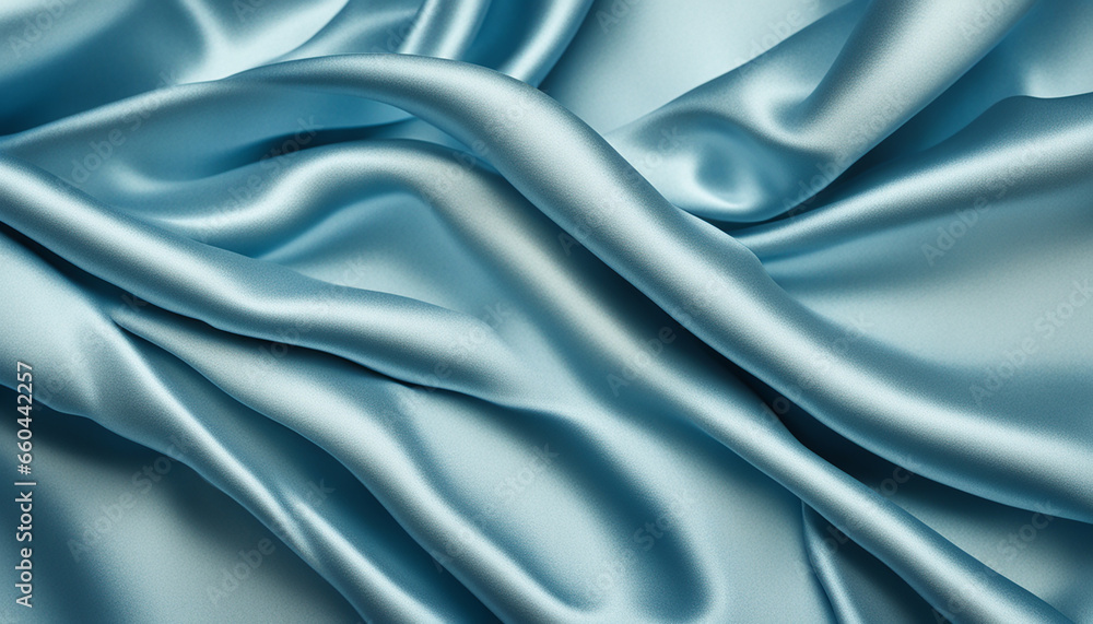 Obraz premium blue satin fabric background. wallpaper