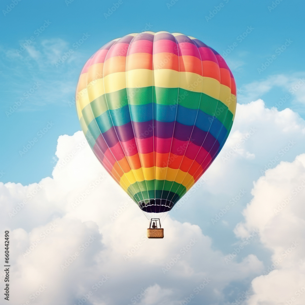 Naklejka premium hot air balloons