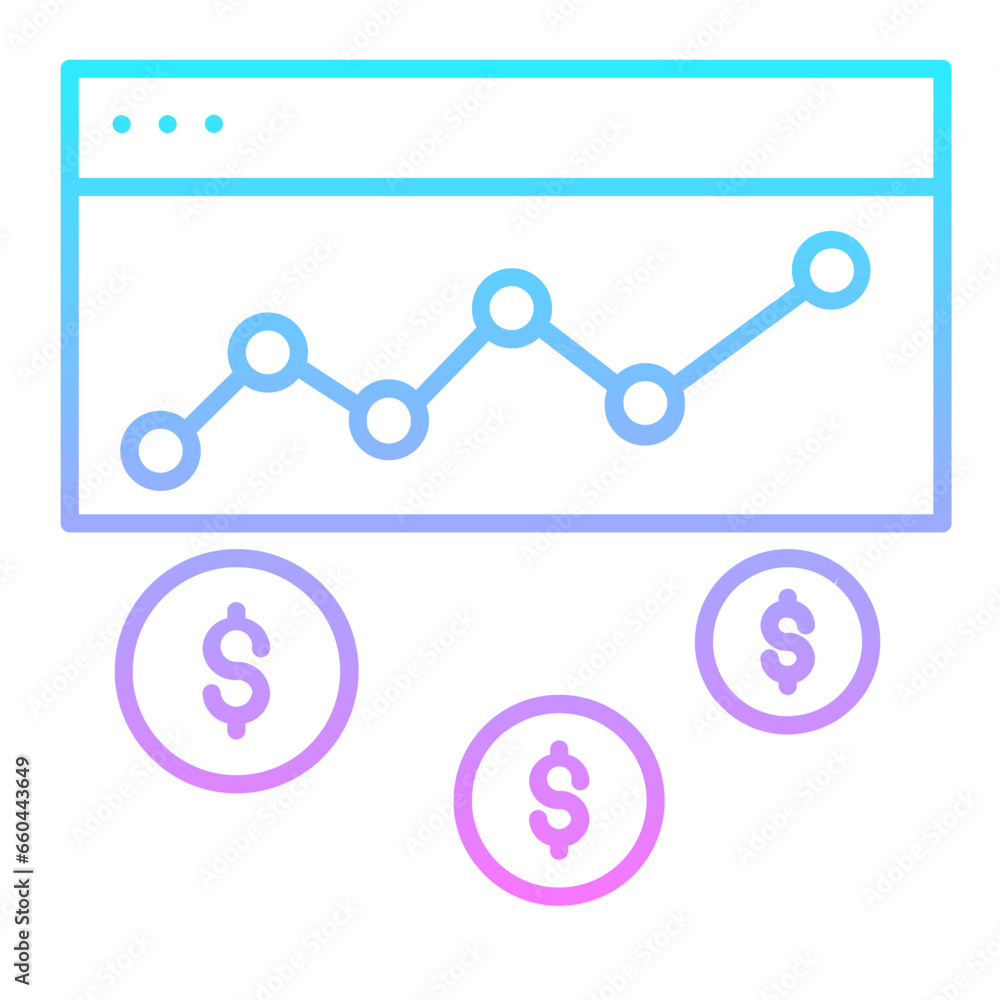 Dividend Gradient Icon