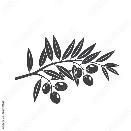 illustration of olive, olives contain antioxidants.