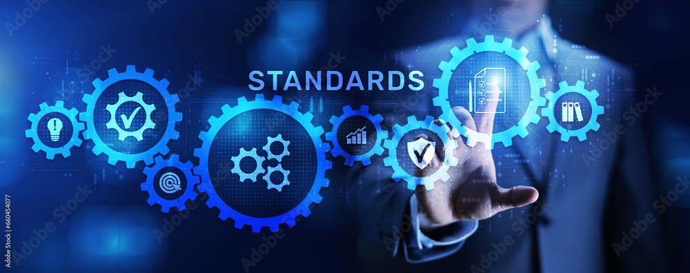 Quality control Assurance Standard iso standardisation certification business technology concept. Quality control Assurance Standard iso standardisation certification business technology concept.