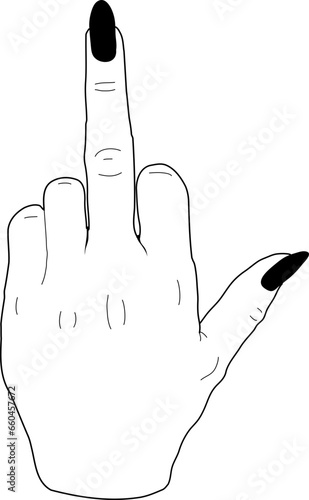  Middle Finger Hand SVG Bundle Humor Funny prints skeleton vector  Womans hand