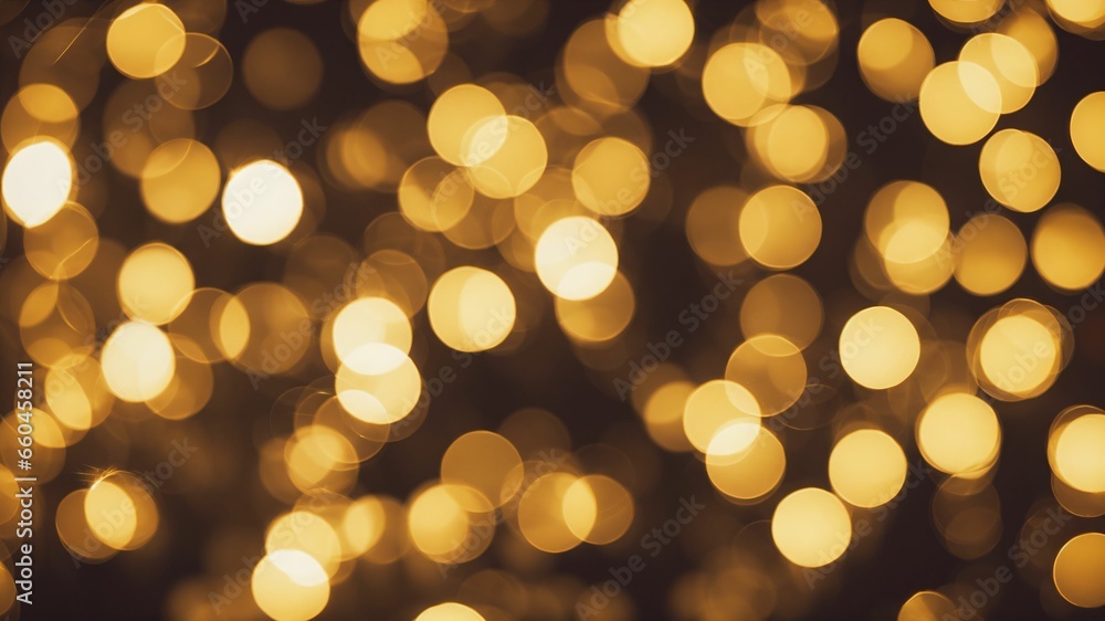 golden bokeh background - Generative AI golden bokeh background - Generative AI