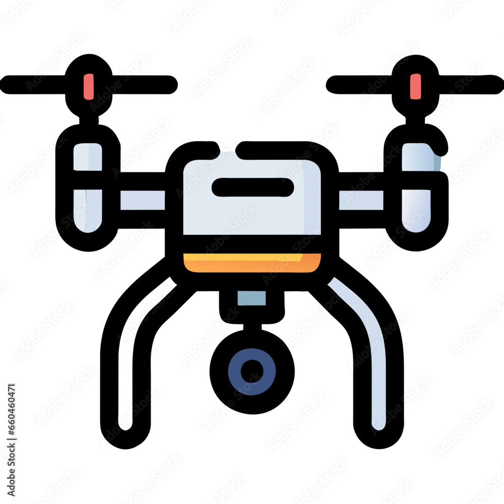 vector drone svg icon illustration, black border vector drone svg icon illustration, black border