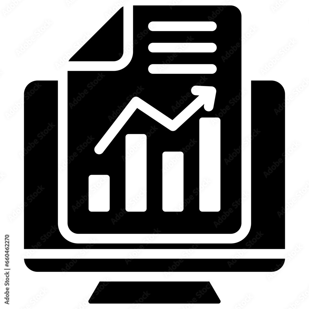 Business Report Icon Business Report Icon
