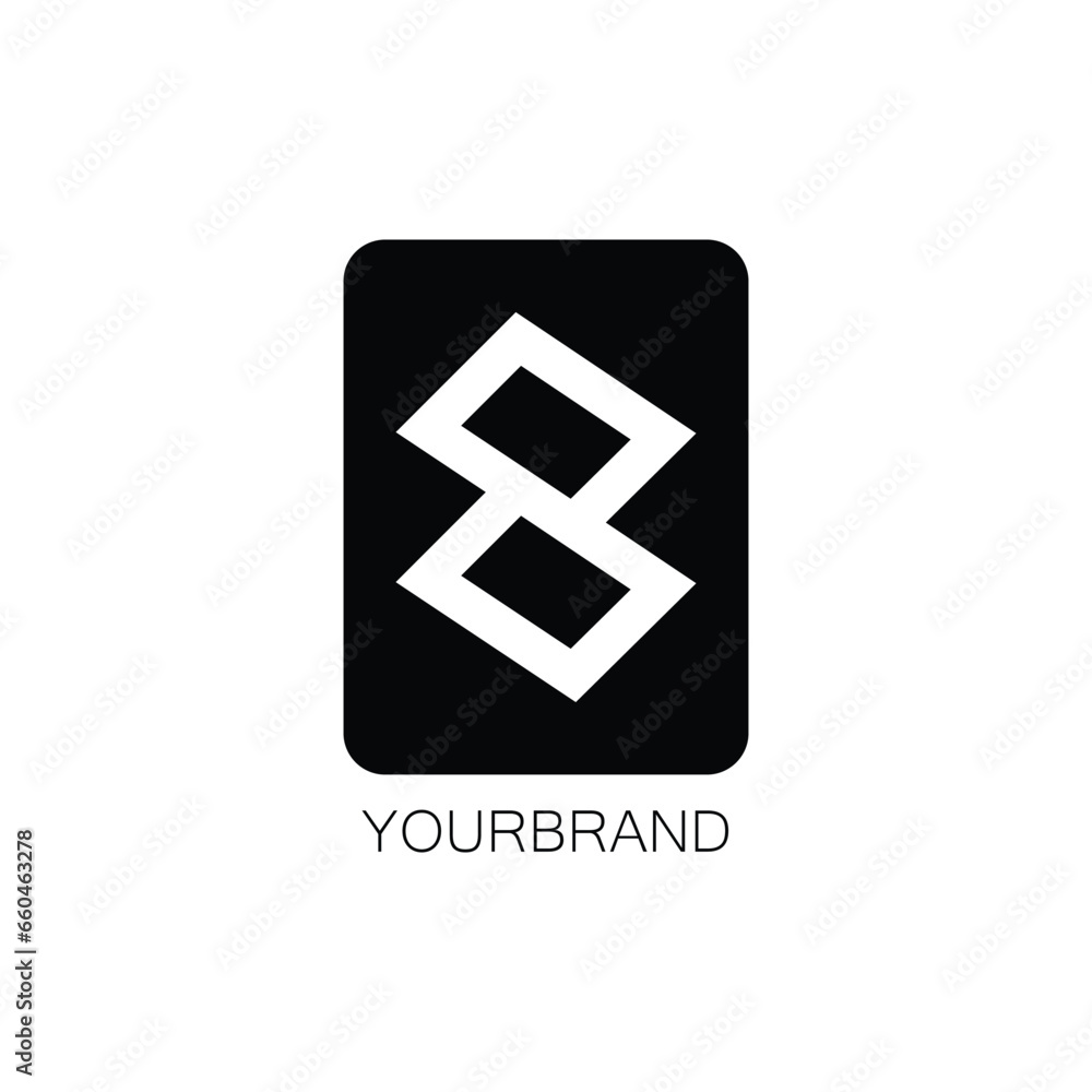 minimalist black square abstract geometric shape vector company icon logo design concept minimalist black square abstract geometric shape vector company icon logo design concept