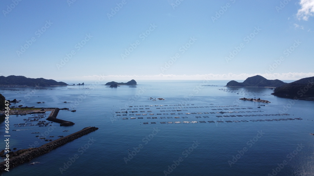 Obraz premium 水平線